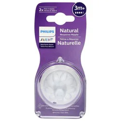 Philips Avent Natural Response Nipple Flow 4, 3M+, 2pk, SCY964/02