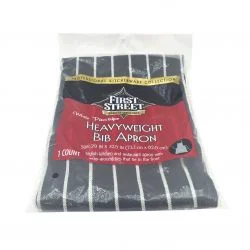 First Street Pin Stripe Black Apron