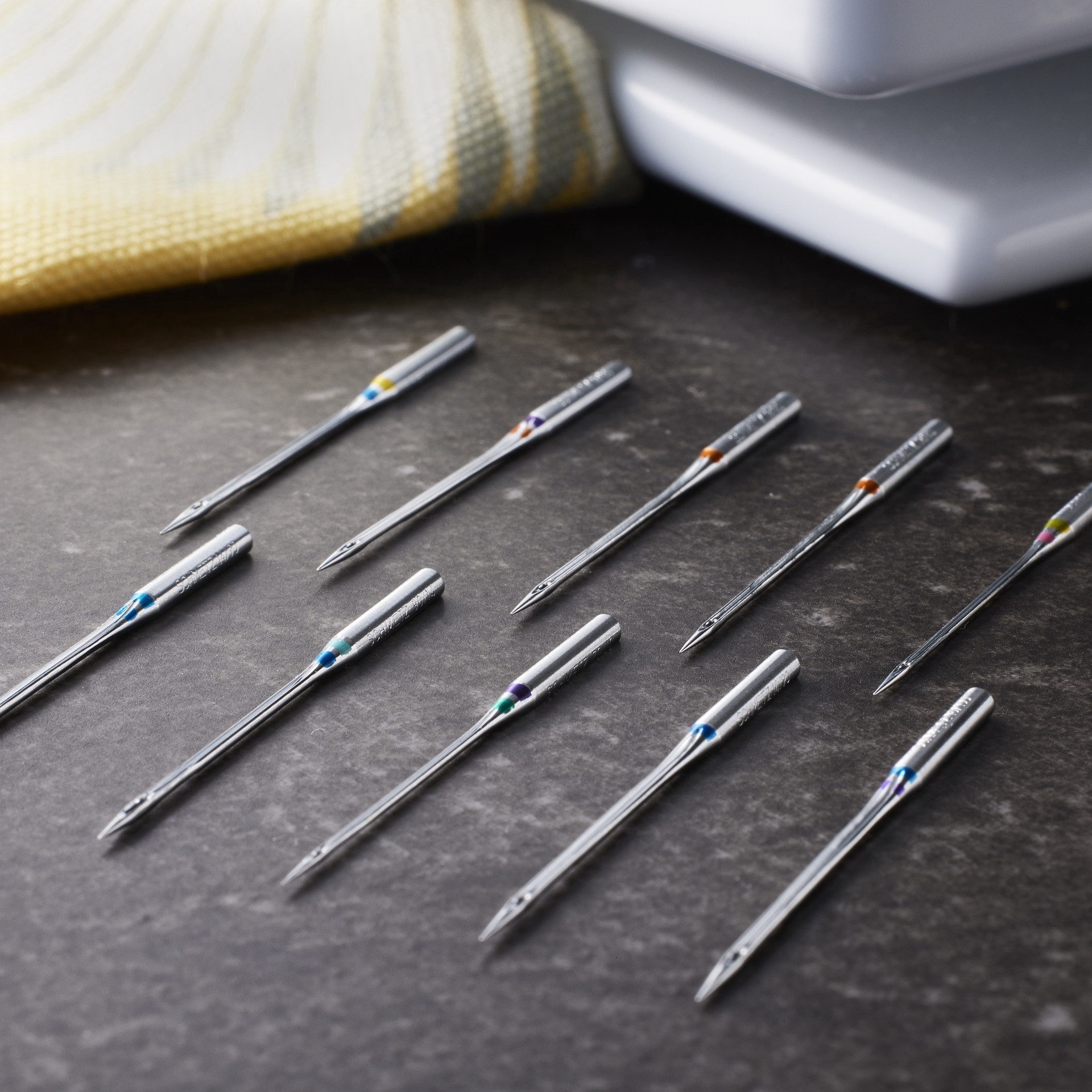 slide 2 of 3, Schmetz 10 Needle Costume Pack, 80/12, 90/14