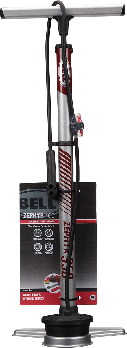 slide 6 of 10, Bell Bicycle Floor Pump, 1 ct