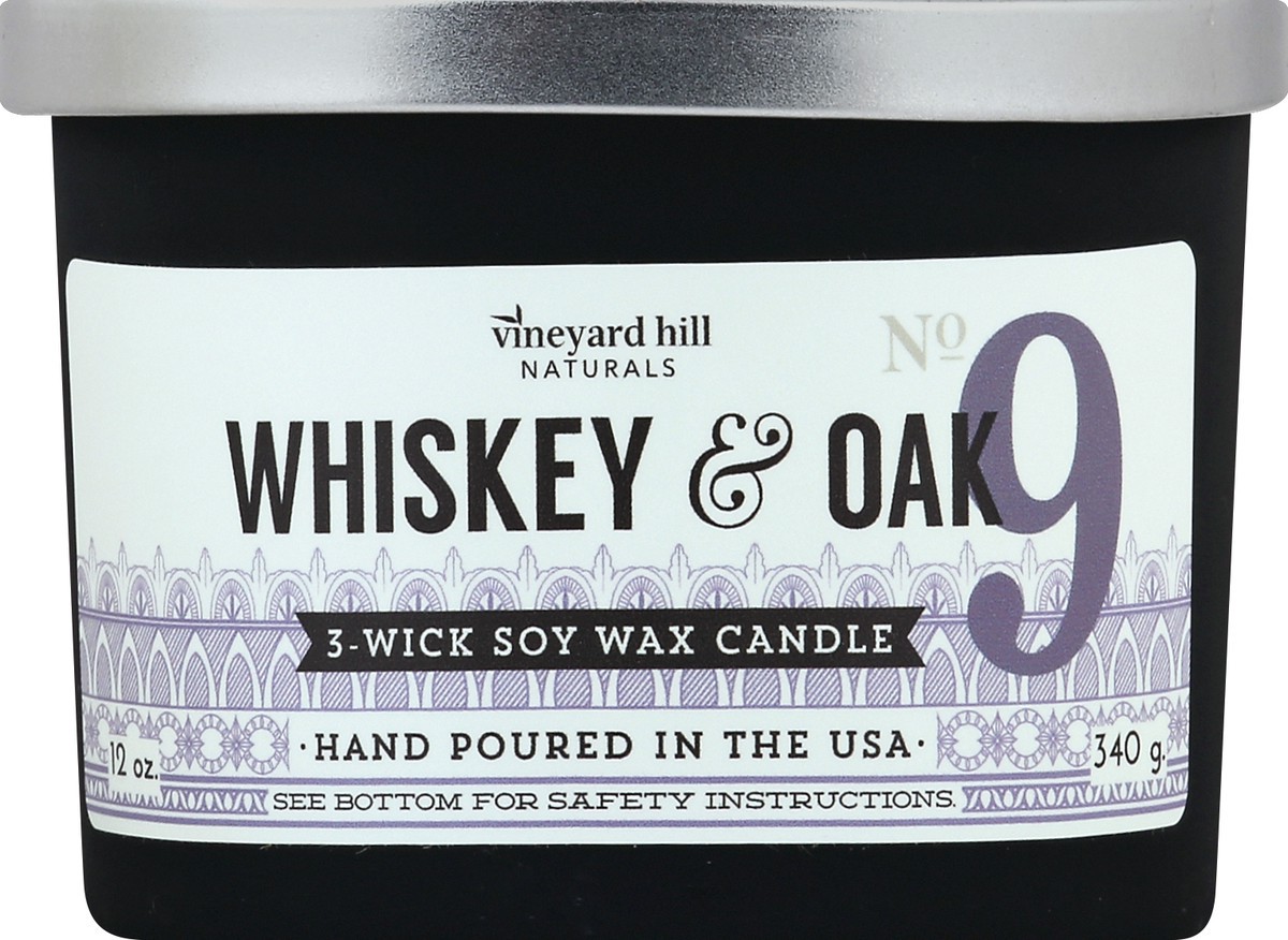 slide 2 of 2, Vineyard Hill Naturals Paddywax Oak and Whiskey Candle, 12 oz