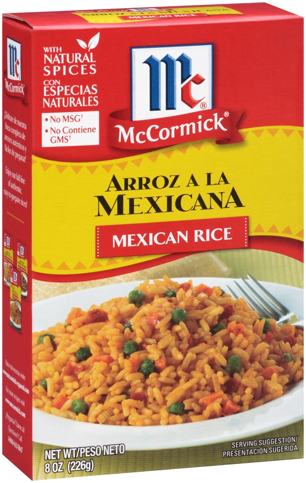 slide 1 of 4, McCormick Rice 8 oz, 8 oz