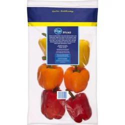 Kroger Brand Greenhouse Grown Tri-Color Peppers