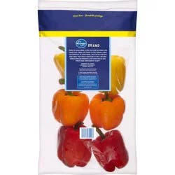 Kroger Brand Greenhouse Grown Tri-Color Peppers