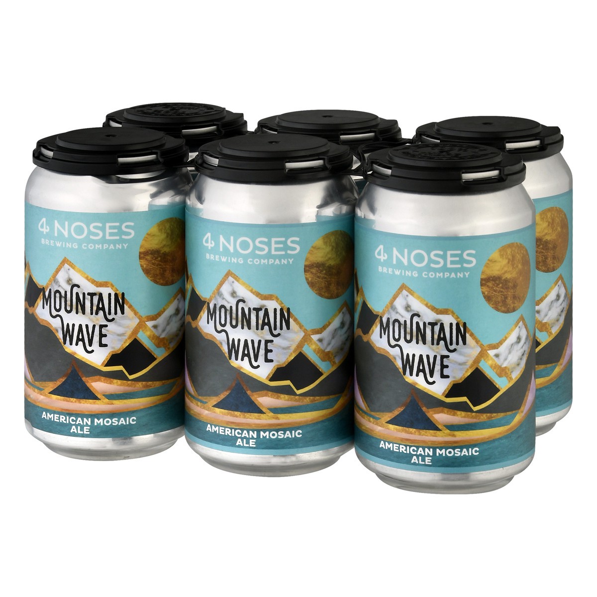 slide 8 of 8, 4 Noses Brewing Company, Mountain Wave American Mosaic Ale 6Pk, 12 fl oz