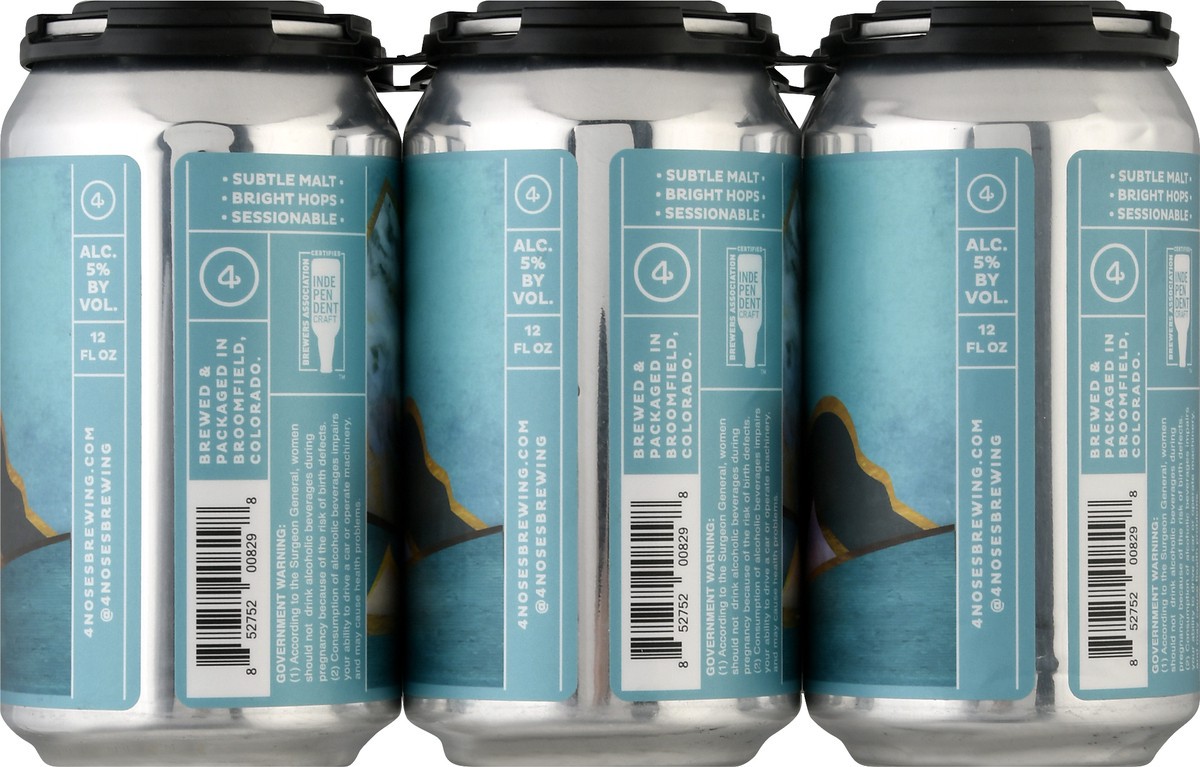 slide 6 of 8, 4 Noses Brewing Company, Mountain Wave American Mosaic Ale 6Pk, 12 fl oz