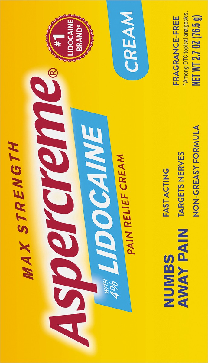 slide 5 of 7, Aspercreme Max Strength Pain Relief Cream 2.7 oz, 2.7 oz