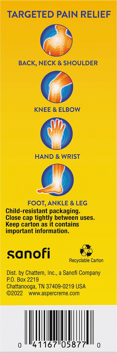 slide 6 of 7, Aspercreme Max Strength Pain Relief Cream 2.7 oz, 2.7 oz