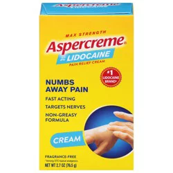 Aspercreme Max Strength Pain Relief Cream 2.7 oz