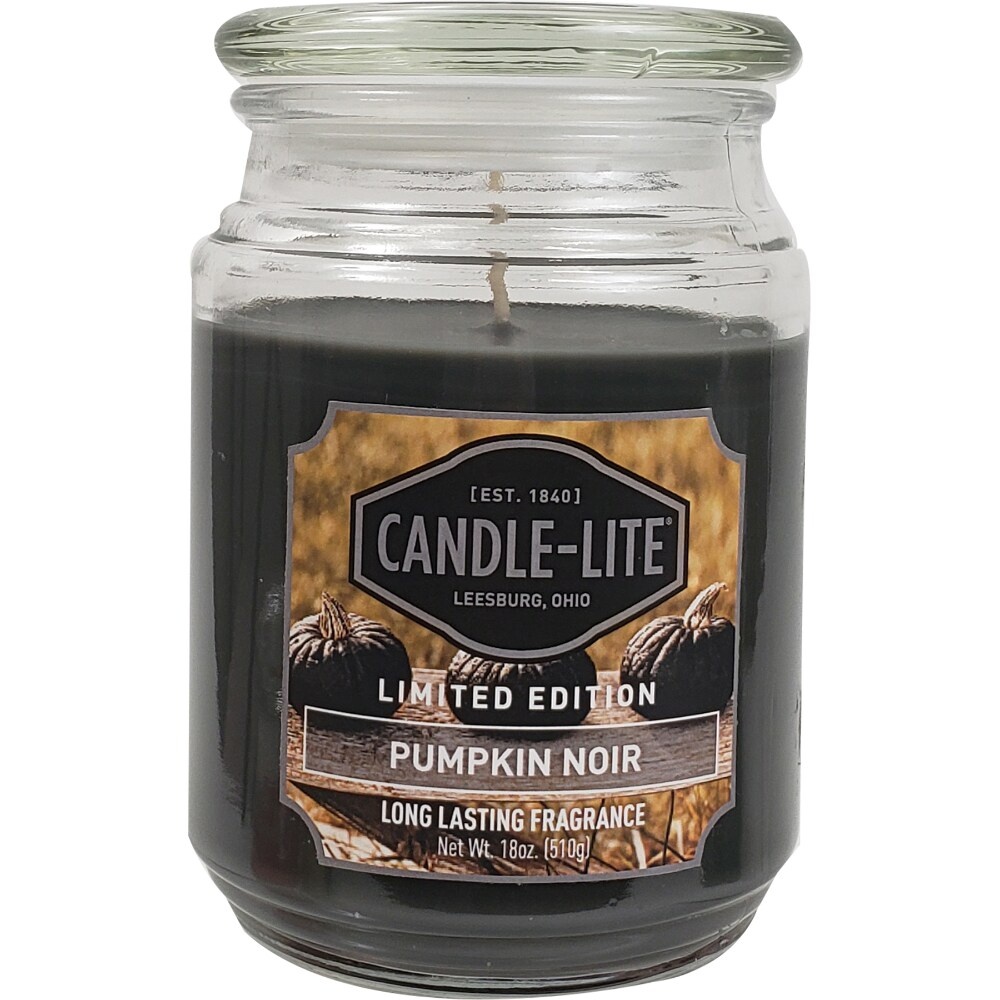 slide 1 of 1, Candle-Lite Pumpkin Noir Scented Candle, 18 oz