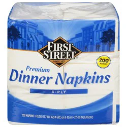 First Street Premium 3Ply Dinner Napkins
