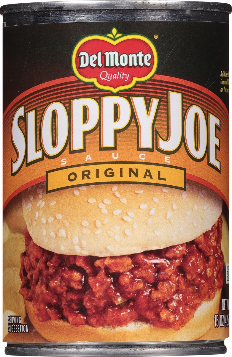 slide 6 of 9, Del Monte Original Sloppy Joe Sauce, 15 oz