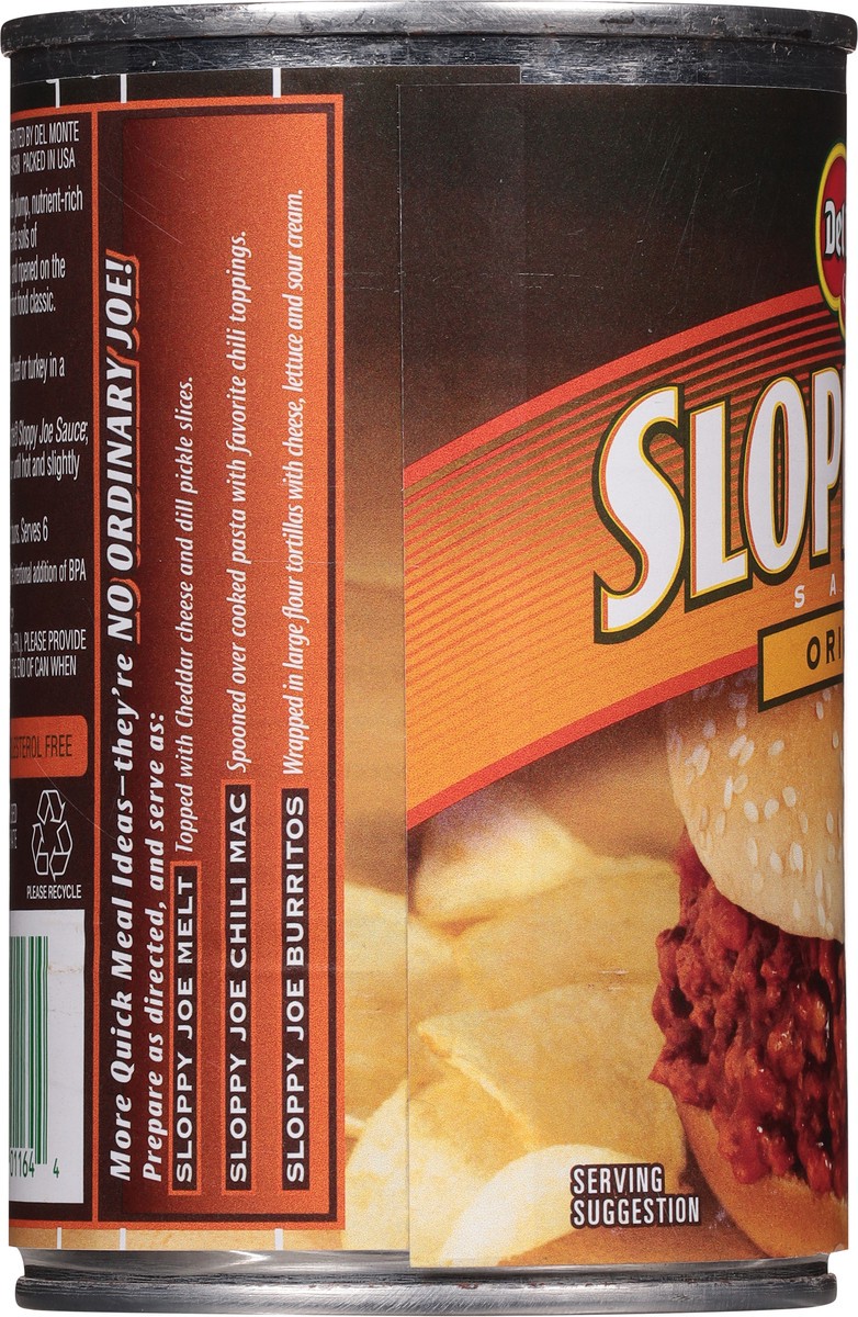 slide 7 of 9, Del Monte Original Sloppy Joe Sauce, 15 oz