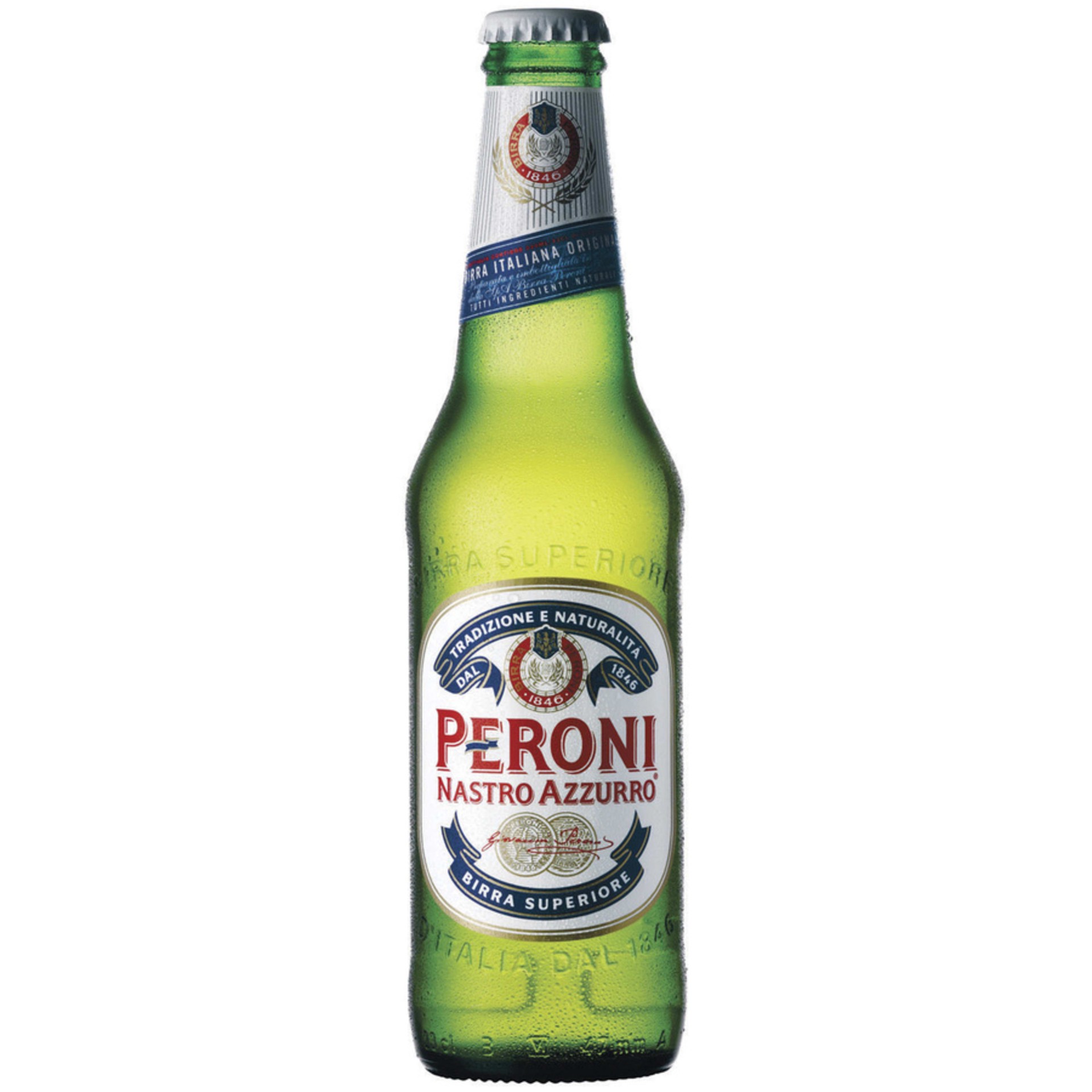 slide 3 of 3, Peroni Nastro Azzurro Lager Beer, Import Lager Beer, 6-pack, 11.2ML beer bottles, 5% ABV, 6 ct; 12 fl oz