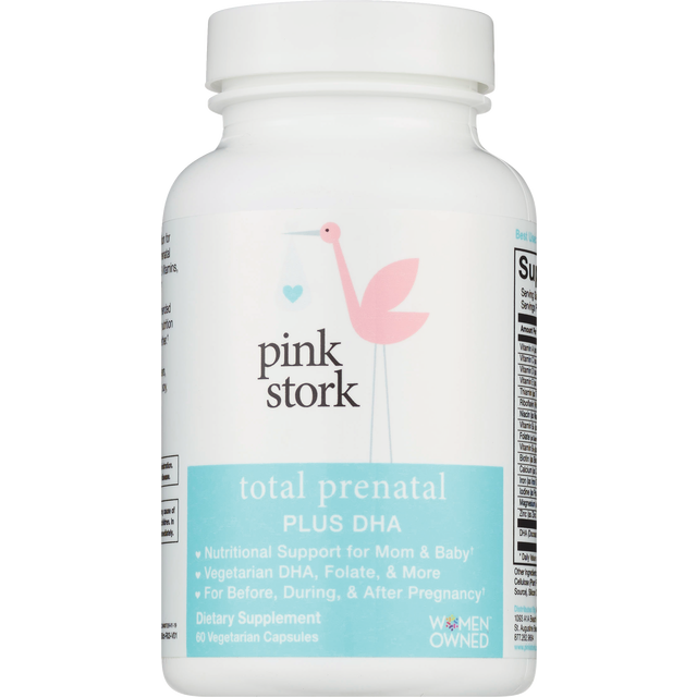 slide 1 of 1, Pink Stork Prenatal Capsules, 60 ct