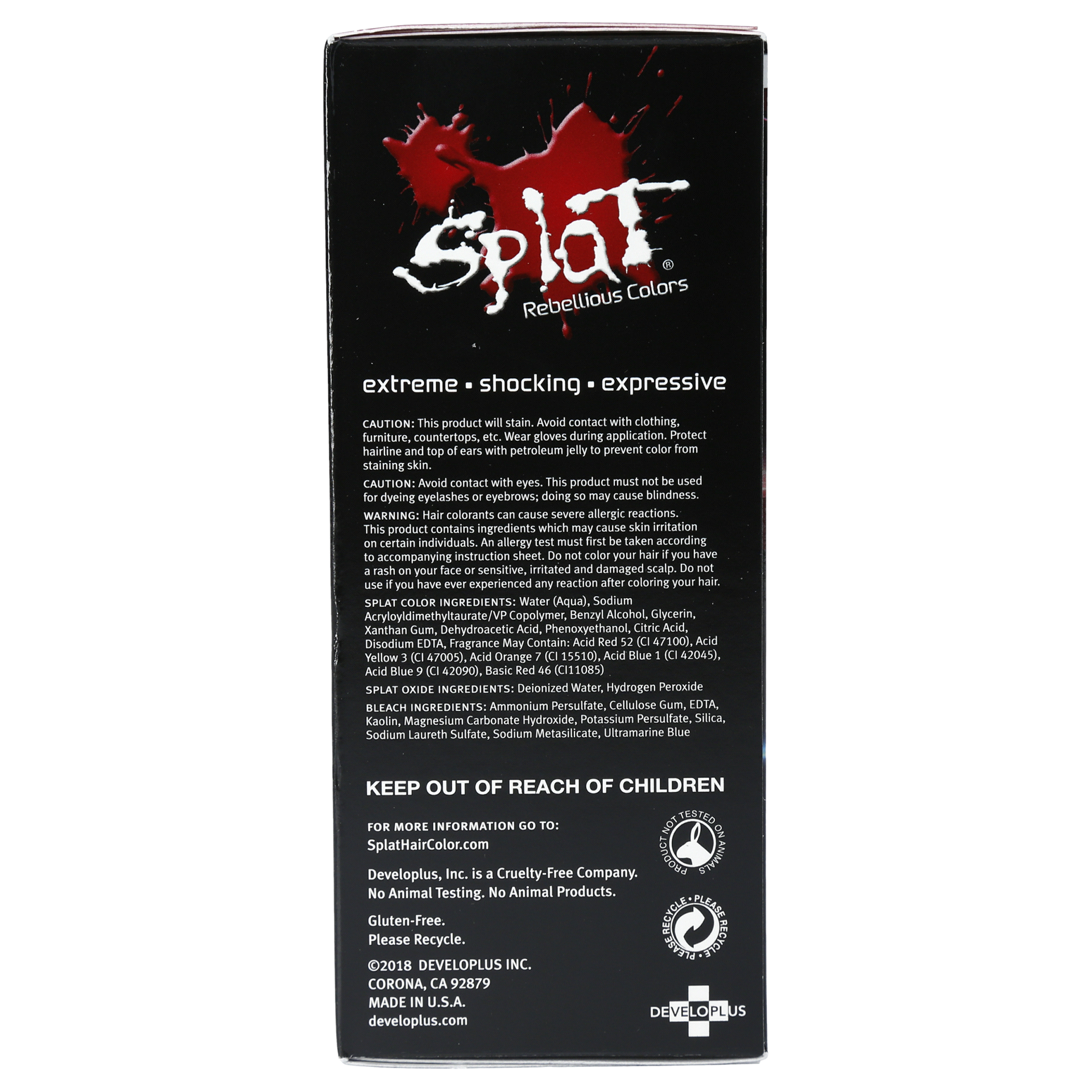 slide 5 of 5, Splat Rebellious Colors Purple Desire Complete Hair Color Kit, 1 ct