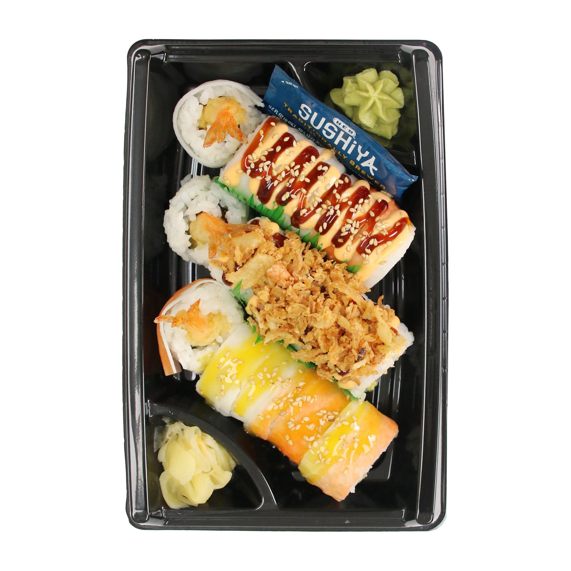 slide 1 of 1, H-E-B Sushiya Temptation Combo Pack, 13.5 oz