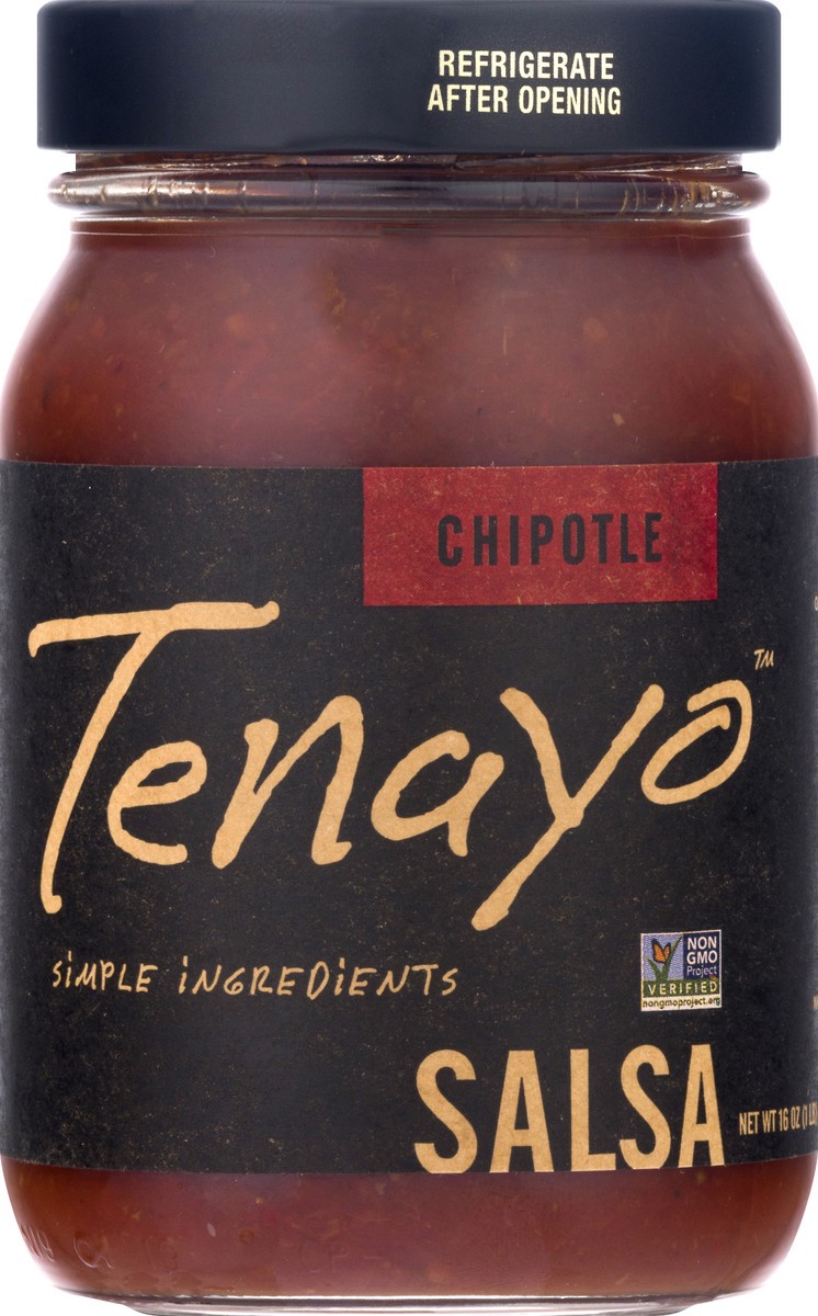 slide 7 of 10, Tenayo Slow Roasted Chipotle Salsa 16 oz Jar, 16 oz