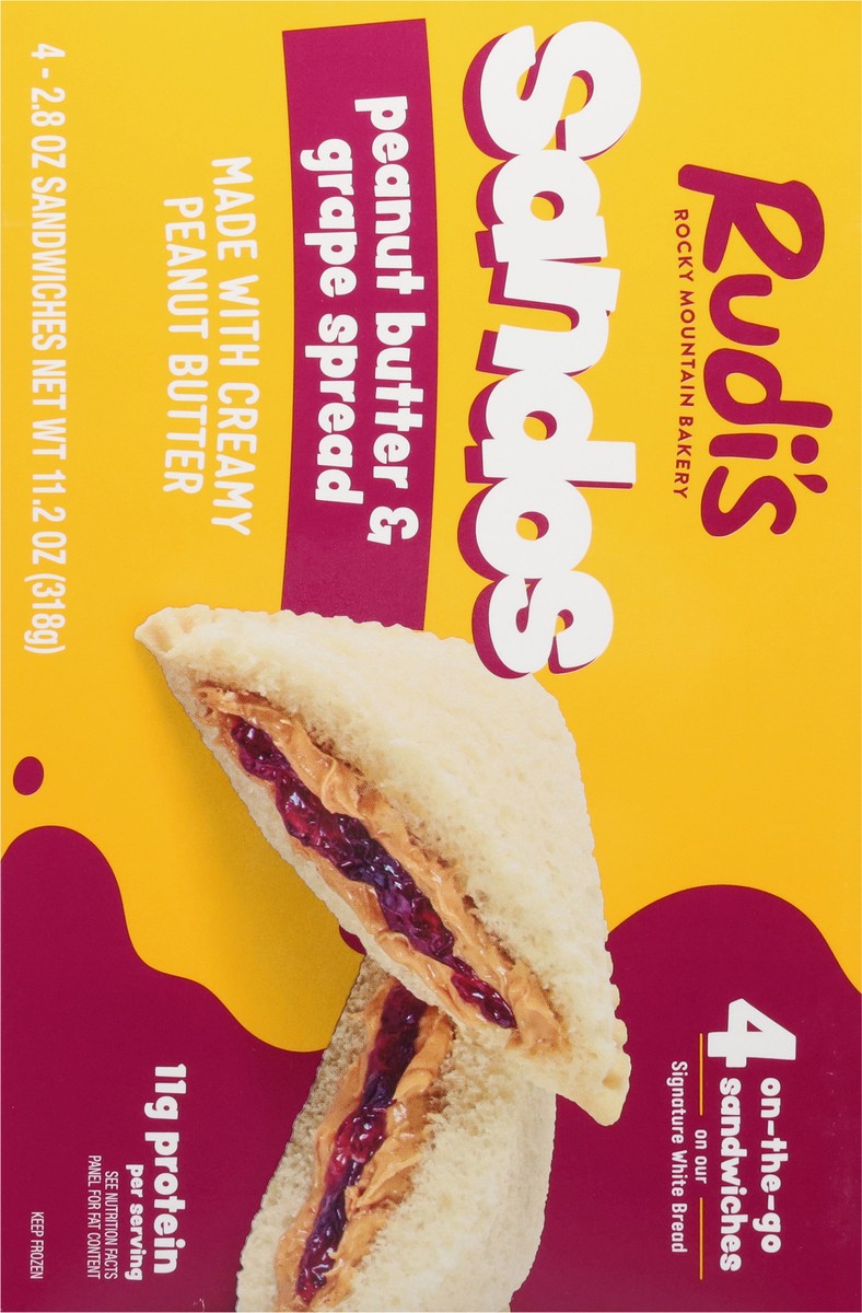 slide 6 of 17, Rudis Peanut Butter Grape Sandos, 2.8 oz