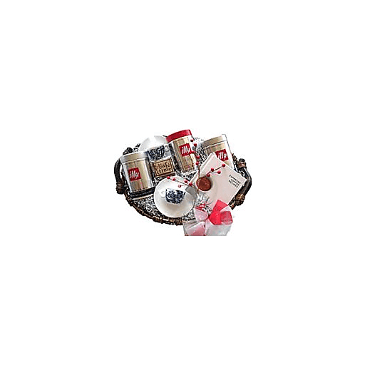 slide 1 of 1, illy Cafe Gift Basket, 750 ml