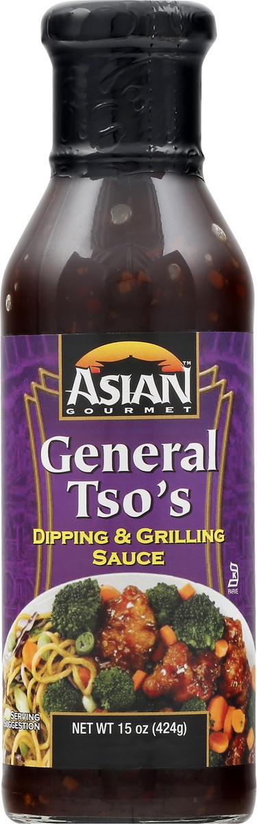 slide 7 of 9, Asian Gourmet Dipping & Grilling Sauce, General Tso's, 15 oz