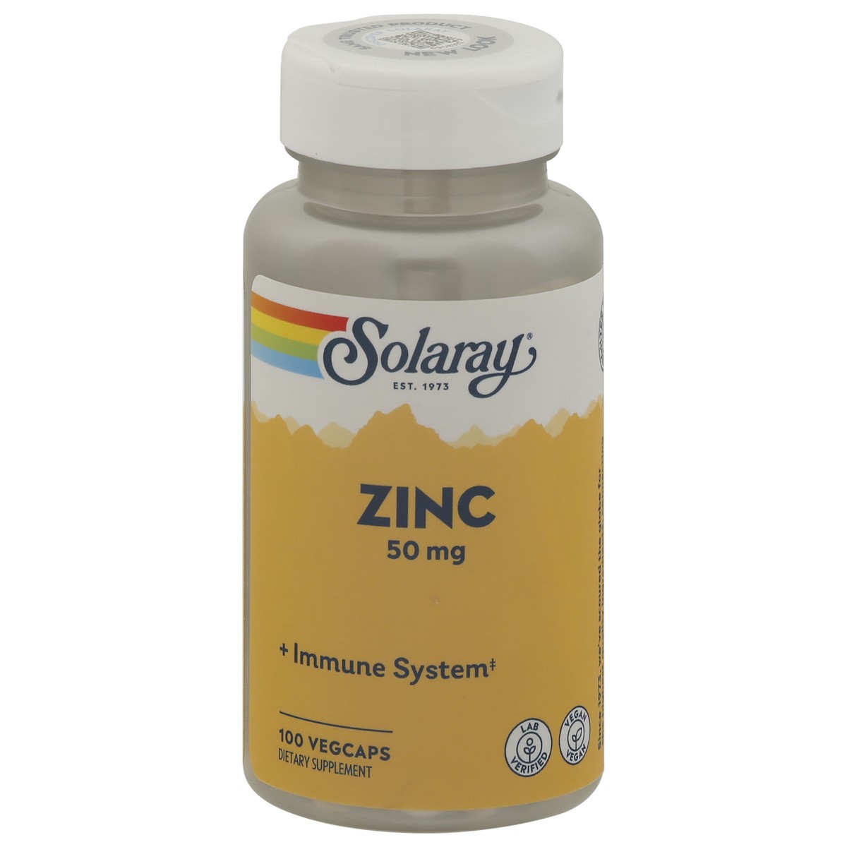 slide 1 of 12, Solaray 50 mg Zinc 100 Vegcaps, 100 ct