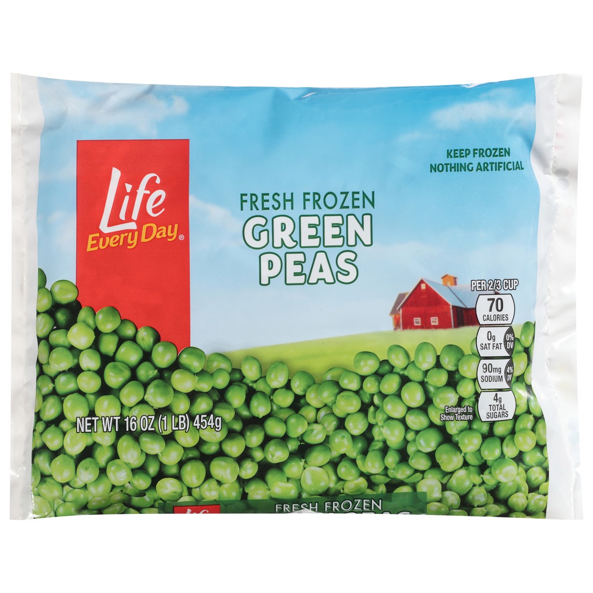 slide 2 of 14, Life Every Day Fresh Frozen Green Peas 16 oz, 16 oz
