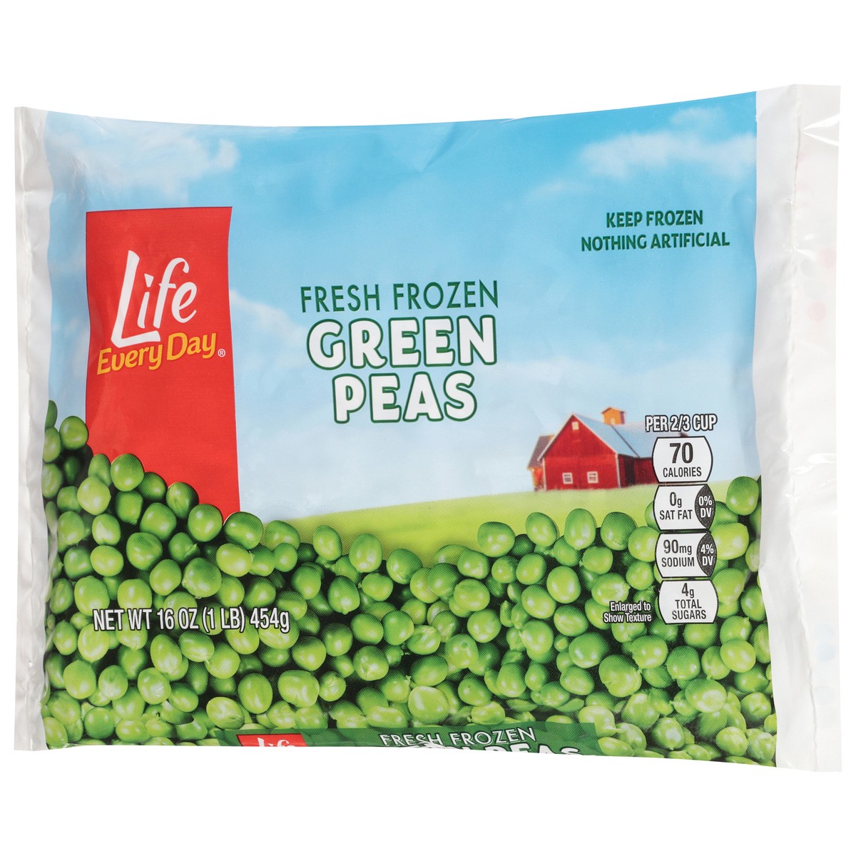 slide 7 of 14, Life Every Day Fresh Frozen Green Peas 16 oz, 16 oz