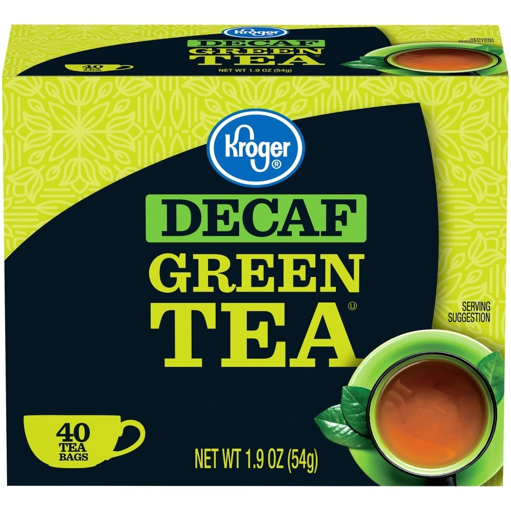 slide 1 of 1, Kroger Decaf Green Tea, 40 ct