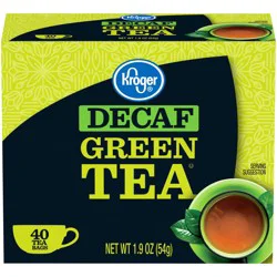 Kroger Decaf Green Tea - 40 ct