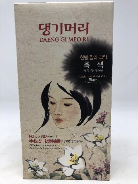 slide 1 of 1, Daeng Gi Meo Ri Dnggi Crm Dye Blk, 1 ct