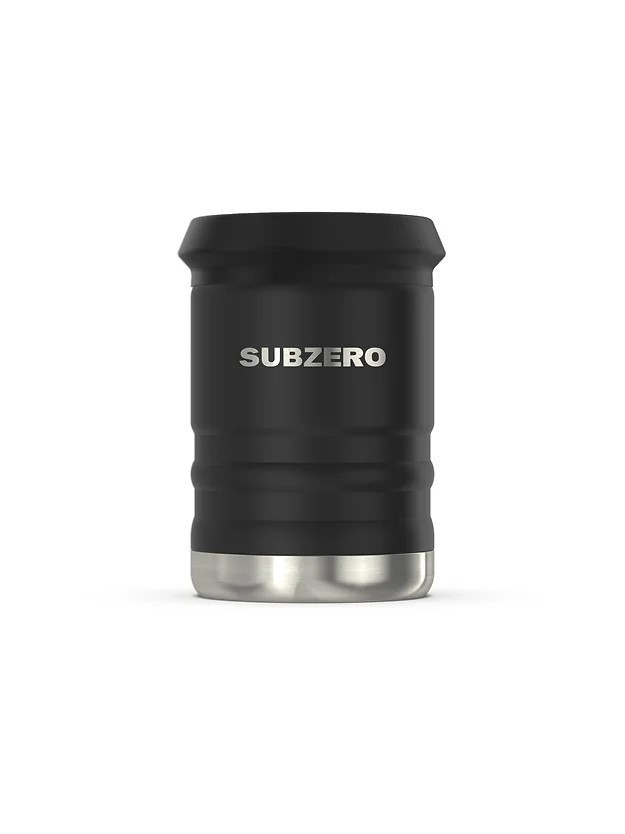 slide 1 of 1, Subzero Black Can Cooler, 12 oz