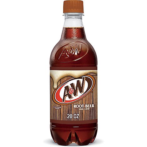 slide 1 of 1, A&w Root Beer Soda Bottle - 20 Fl. Oz., 20 fl oz