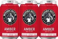 Woodchuck 6 Pack Amber Sweet Red Apple Hard Cider 6 ea