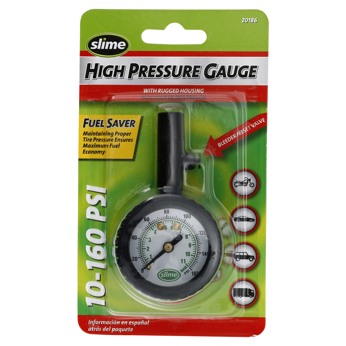 slide 1 of 5, Slime High Pressure Gauge, 1 ct