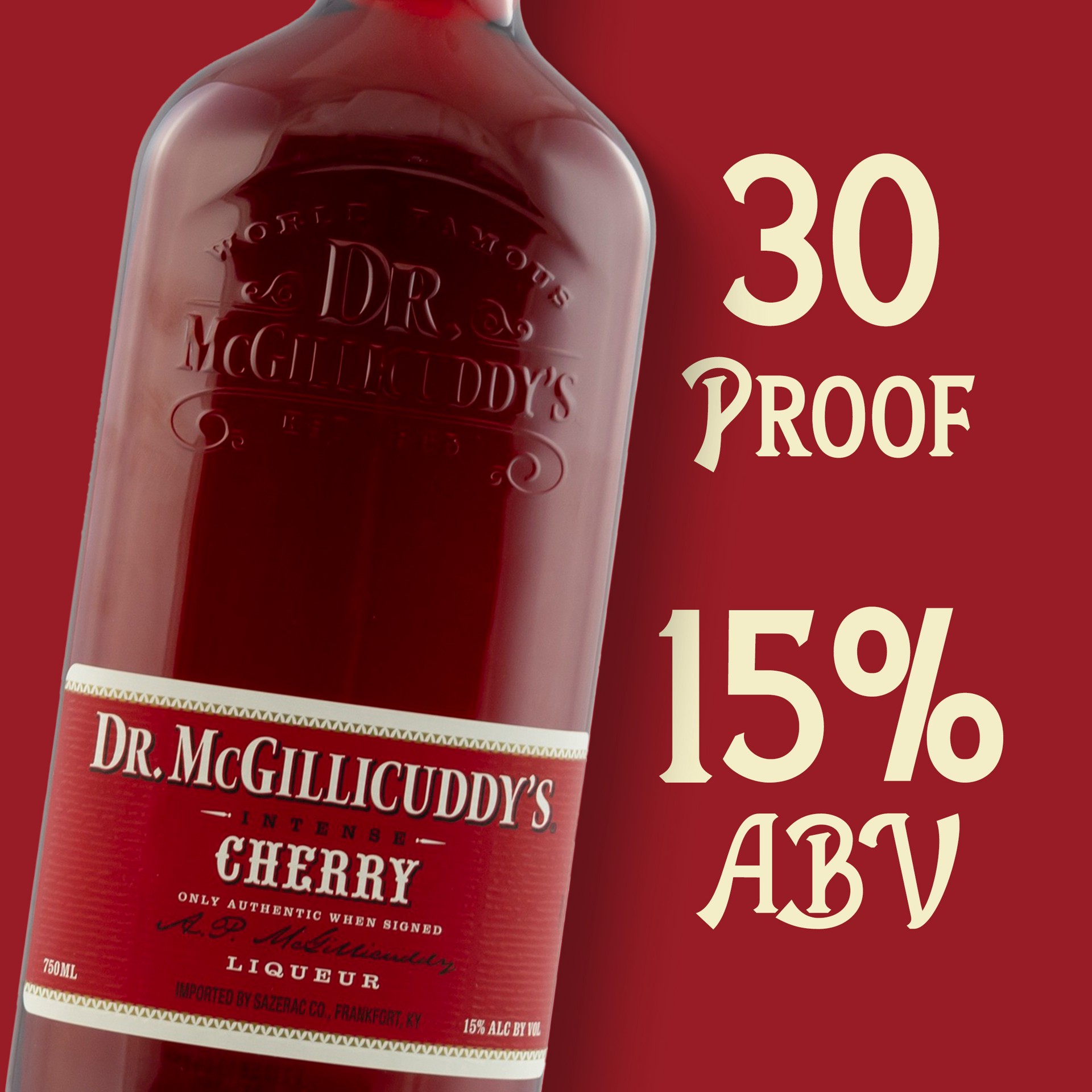 slide 2 of 5, Dr. McGillicuddy's Dr. McGillicuddy''s Cherry Liqueur, 750 mL Bottle, 30 Proof, 750 ml