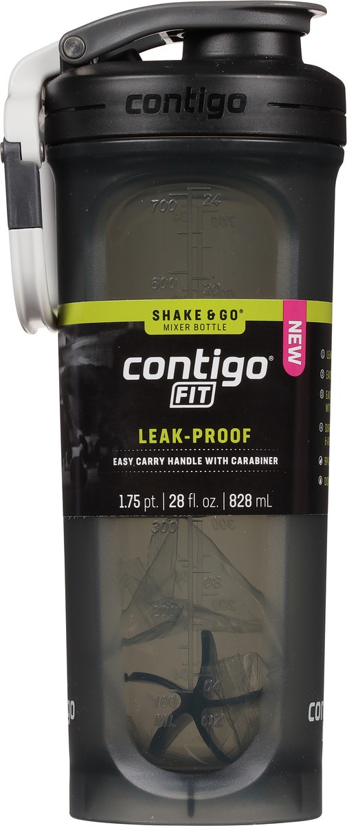 slide 2 of 9, Contigo Shake & Go Fit Snap-Lid Sake Mixer Bottle with Carabiner, 1 ct