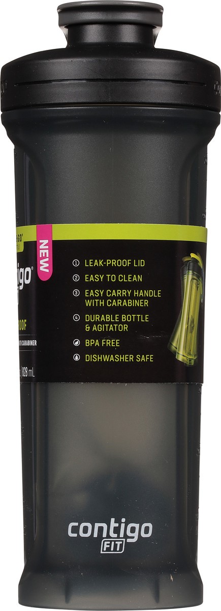 slide 9 of 9, Contigo Shake & Go Fit Snap-Lid Sake Mixer Bottle with Carabiner, 1 ct