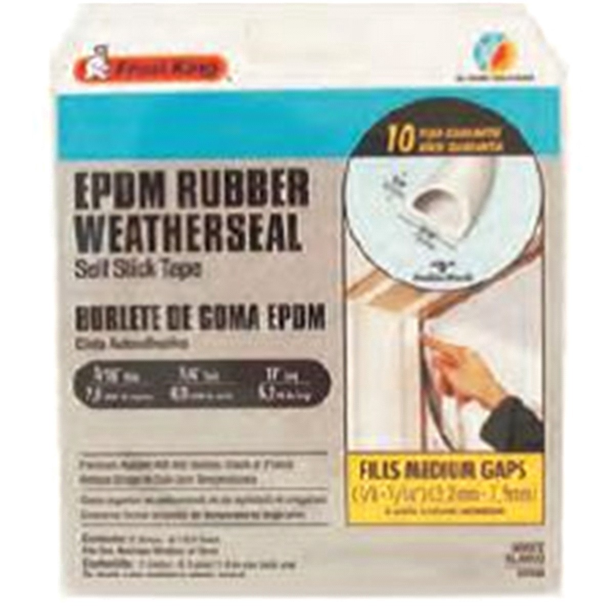 slide 1 of 5, Frost King X-treme Rubber Weatherstrip Tape, 1 ct