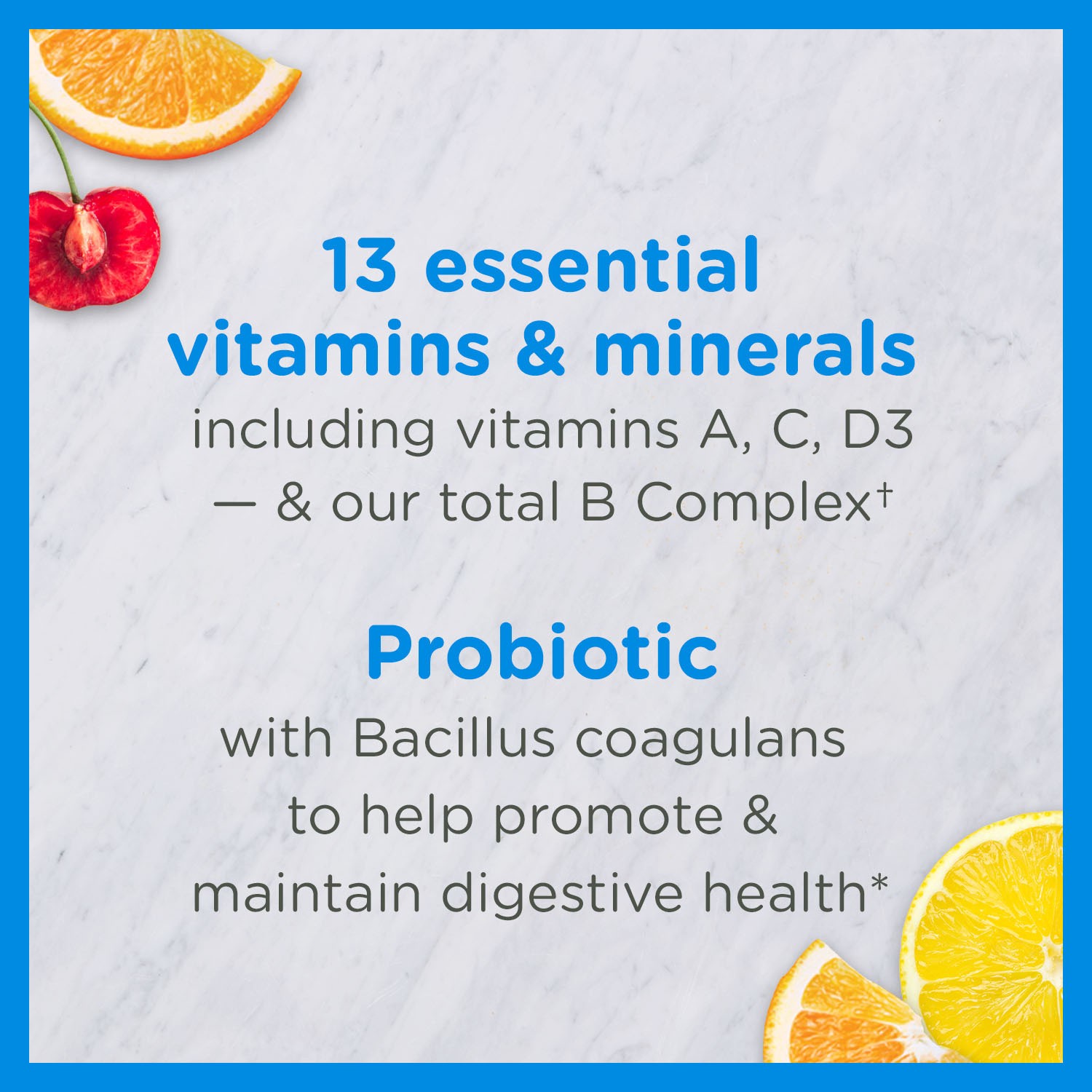 slide 3 of 5, Zarbee's Naturals Kid's Complete Multivitamin + Probiotic Gummies with Vitamins A B C D E & zinc for Digestive Health Easy To Chew Kids Daily Multivitamin Gummies Natural Fruit 70 Count, 70 ct
