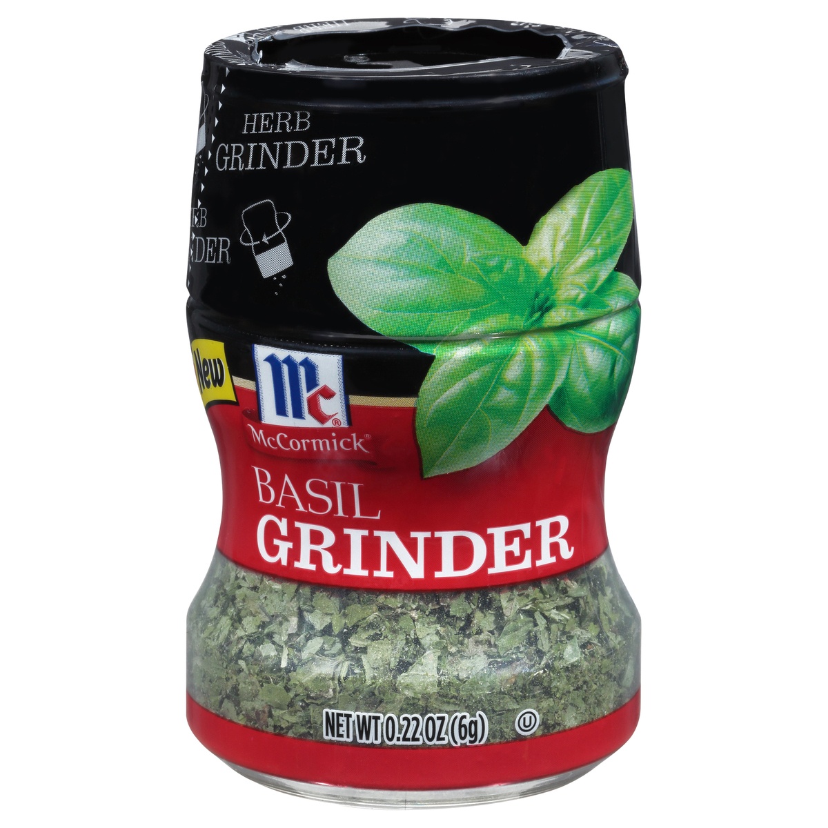 slide 1 of 2, McCormick Herb Grinder Basil, 0.22 oz