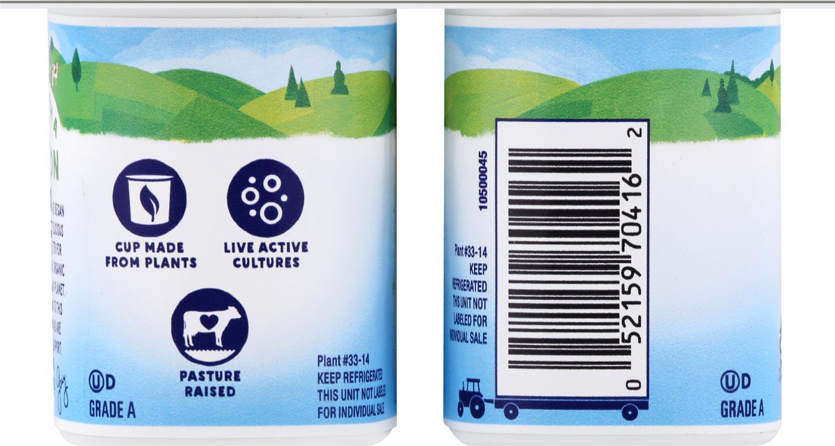 slide 10 of 10, Stonyfield Organic Kids Pear Spinach Mango & Apple Cinnamon Sweet Potato Whole Milk Yogurt Variety Pack 6-4 Oz. Cups, 1.5 lb