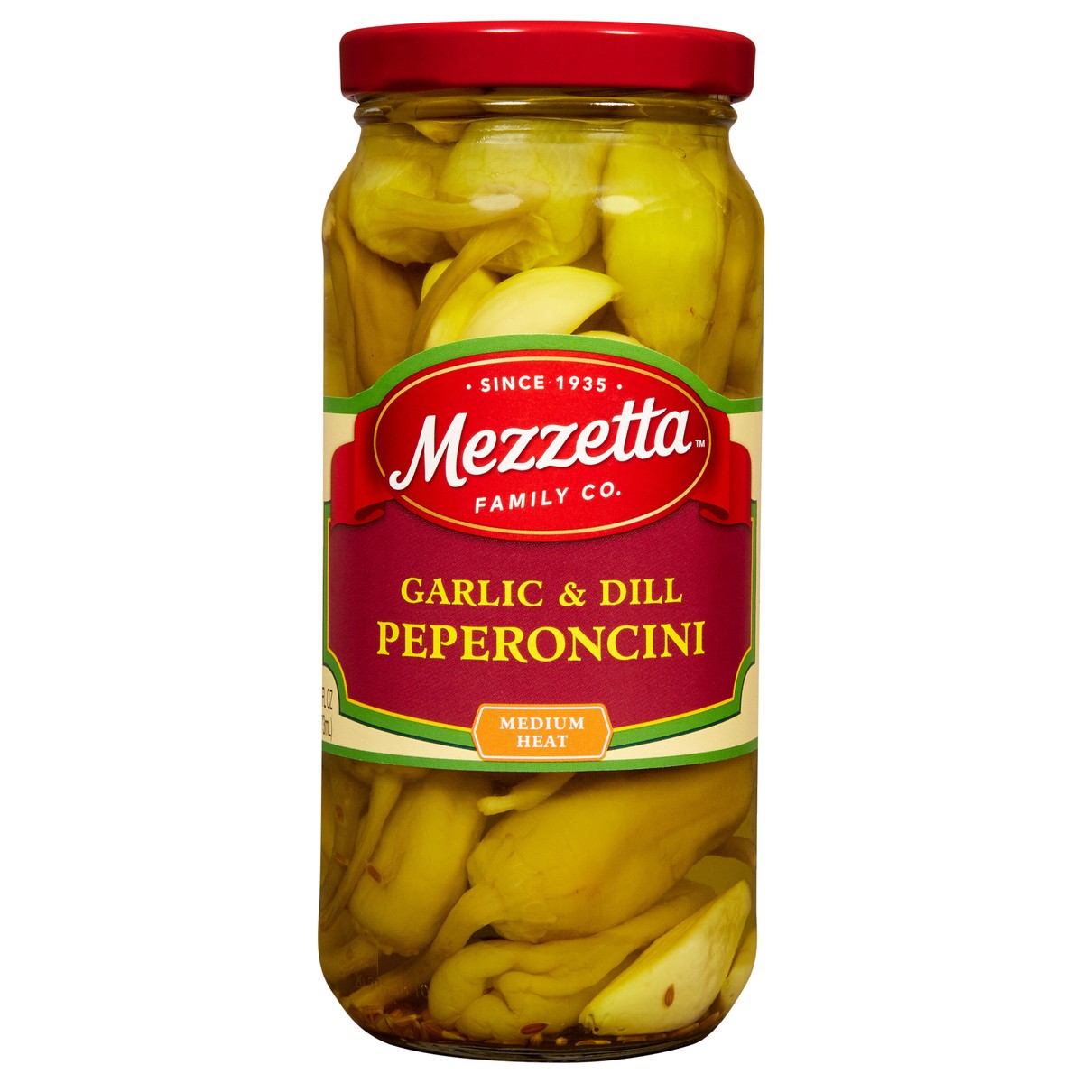 slide 1 of 7, Mezzetta Garlic Dill Pepperoncini, 16 oz