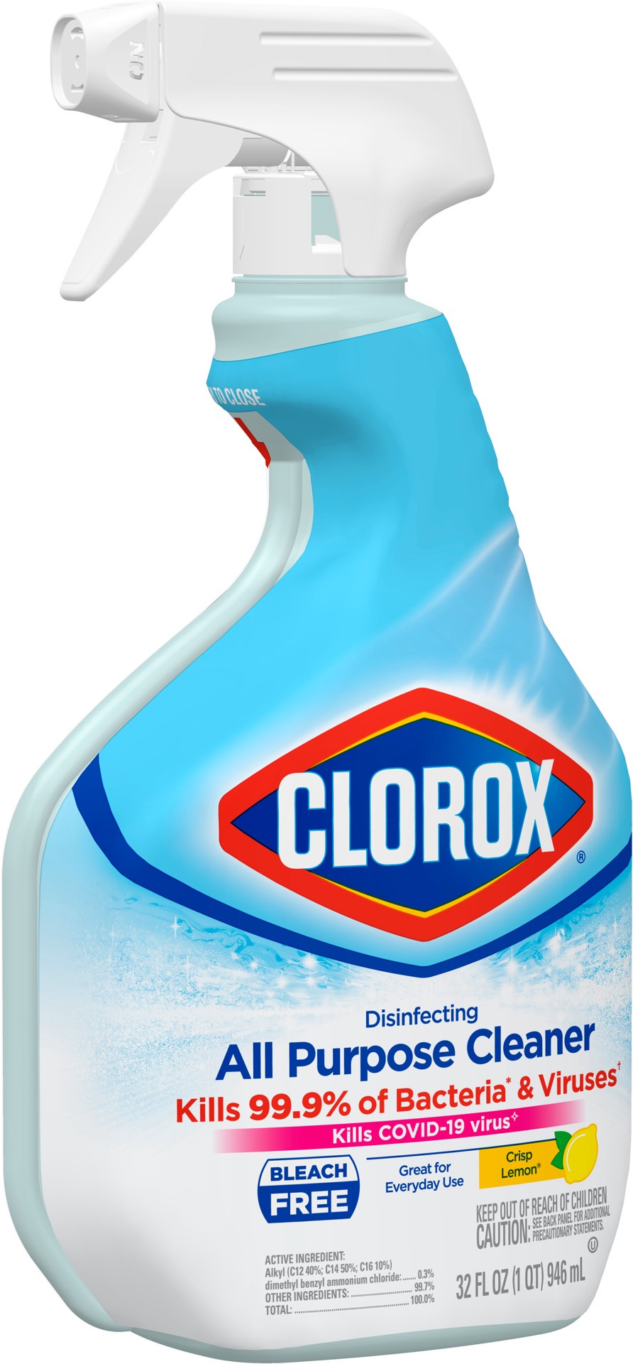 slide 5 of 5, Clorox All Purpose Cleaner Lemon, 32 fl oz