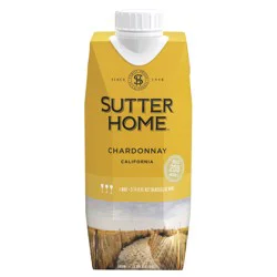 Sutter Home Chardonnay White Wine, 500mL Tetra Pak