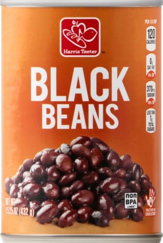 slide 1 of 6, Harris Teeter Black Beans, 15.25 oz
