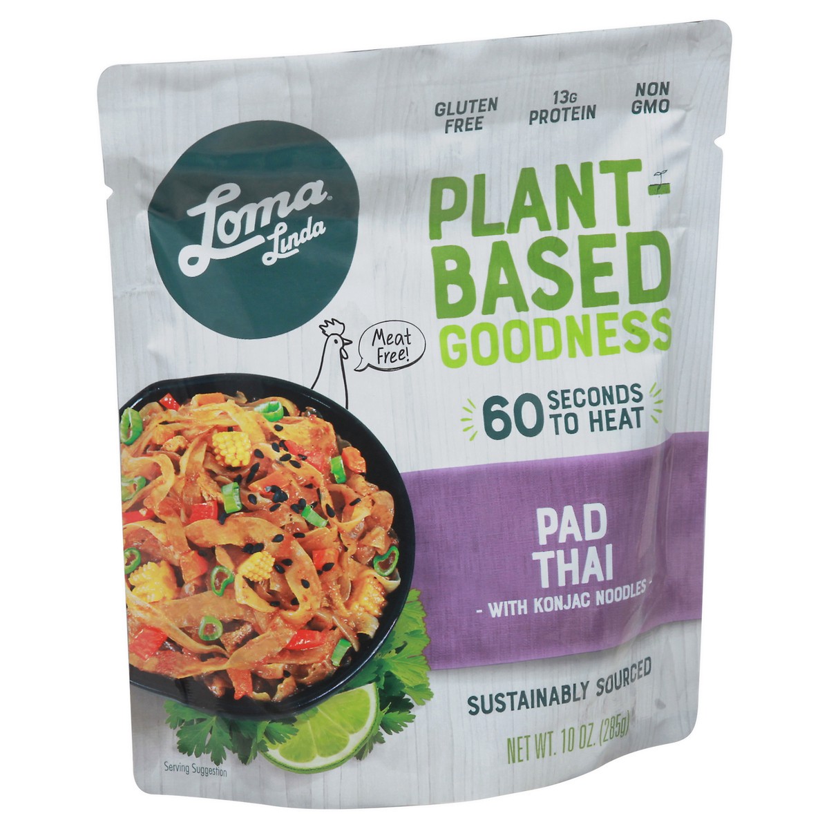 slide 7 of 9, Loma Linda Pad Thai with Konjac Noodles 10 oz, 10 oz