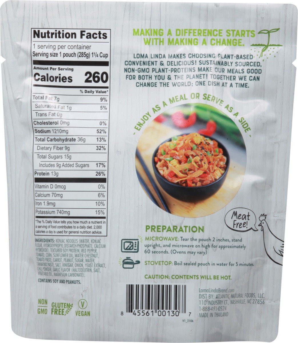 slide 6 of 9, Loma Linda Pad Thai with Konjac Noodles 10 oz, 10 oz