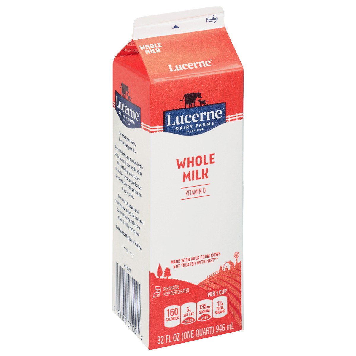 slide 8 of 14, Lucerne Whole Milk - 1 Quart, 1 qt