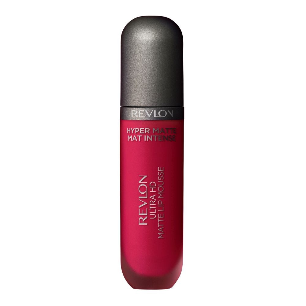 slide 1 of 3, Revlon Ultra Hd Lip Mousse Hyper Matte, Liquid Lipstick, 100 Degrees, 0.02 fl oz